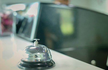 Bell for call in restaurant.の写真素材