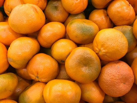 Fresh oranges, Food background.の写真素材
