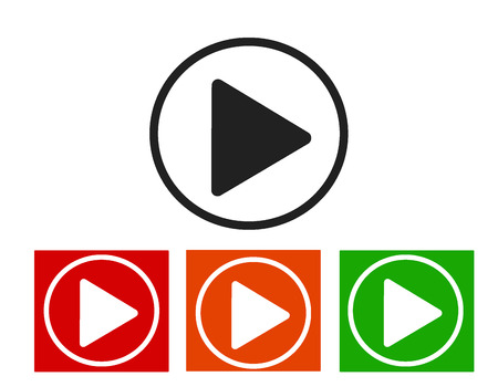 Play icons.Arrow sign icon. Next button.Graphic design web element.の写真素材