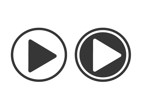 Play icons.Arrow sign icon. Next button.Graphic design web element.の写真素材