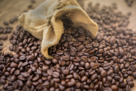 roasted coffee beans, can be use for a backgroundの写真素材