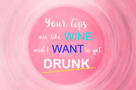 Love quotes or motivational life quotes on pink circle background.の写真素材