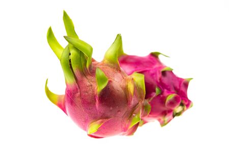 Dragon fruit isolated on white background.の写真素材