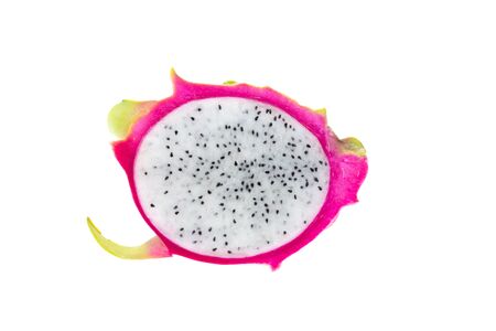 Dragon fruit isolated on white background.の写真素材