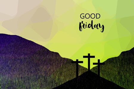 Holy week, Good friday background.の写真素材