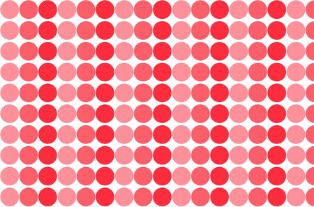 Red dot on white background.の写真素材