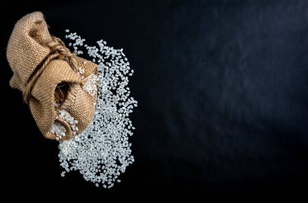 Japanese rice. Rice used for sushi. Short Grain Sushi Koshihikari Rice.の写真素材