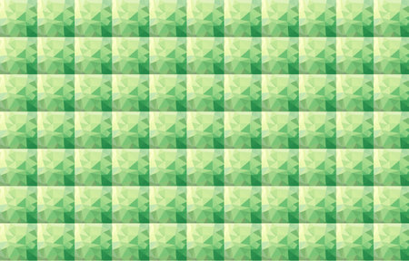 Green abstract background of triangles low poly.の写真素材