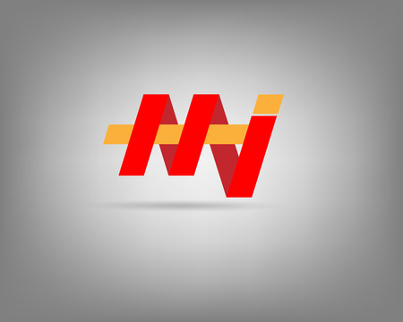 mi letterのイラスト素材