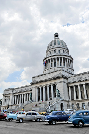 HAVANA, CUBA, MAY 11, 2009   El Capitolio, or National Capitol Building  in Havana, Cuba, on May 11th, 2009 のeditorial素材