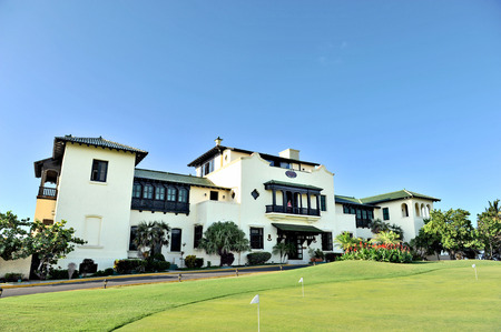VARADERO, CUBA  MAY 13, 2009  Mansion Xanadu in Varadero,  Cuba, May 13th, 2009  The estate belonged to the Dupont brothers before the Cuban communist revolution のeditorial素材