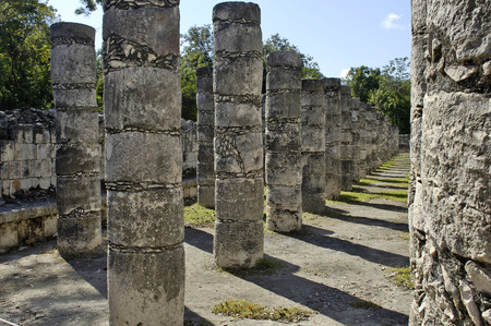 Chichen Itza, Yucatan, Mexico, 2007  Ancient buildings built by the Mayas 