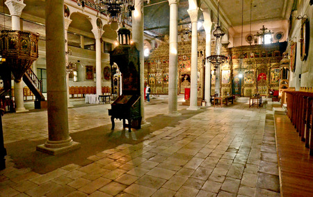 BITOLA, MACEDONIA, MAY 19, 2011  Interiors of the church of St  Dimitrija, in Bitola, Macedonia, on May 19th, 2011 のeditorial素材