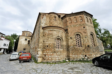 OHRID, MACEDONIA, MAY 17, 2011  The church of St  Sofia in the fortress of Tsar Samuil, in Ohrid, Macedonia, on May 17th, 2011 のeditorial素材