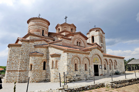 OHRID, MACEDONIA, MAY 18, 2011  The newly built St  Clements Church in Ohrid, Macedonia, on May 18th, 2011 のeditorial素材