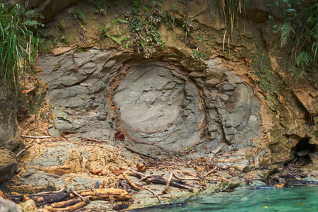Photo of Gozalandia waterfalls portal in rock