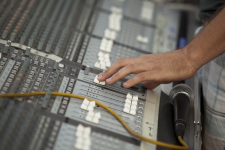 sound mixing の写真素材