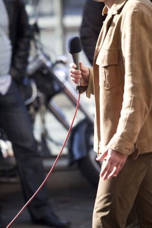 media interviewの写真素材