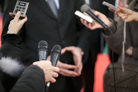 media interviewの写真素材