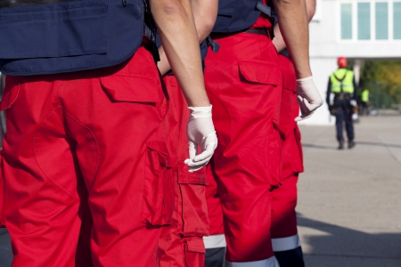 paramedics ready to help
