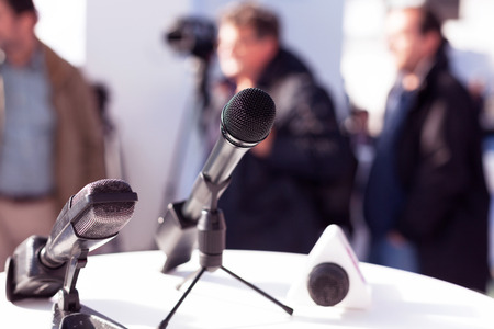News conference News conference