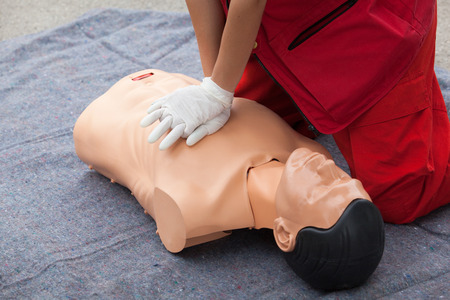 First aid. Cardiopulmonary resuscitation CPR.