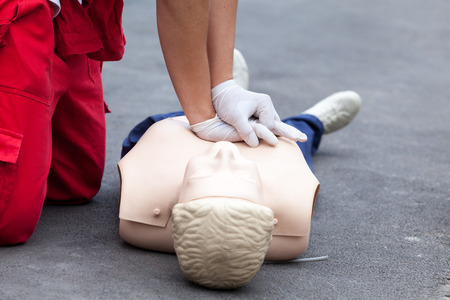 CPR - Cardiopulmonary resuscitationの写真素材