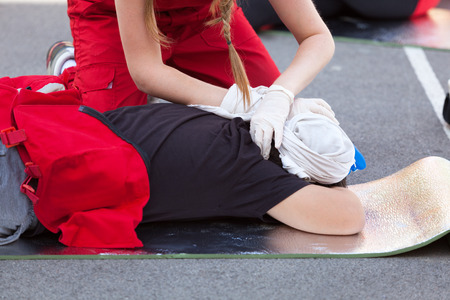 First aid training