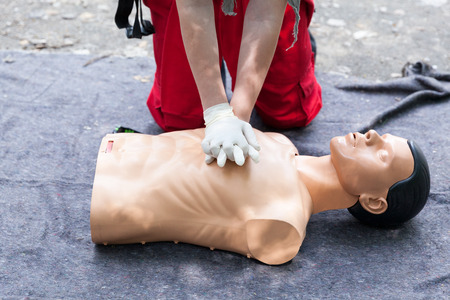 First aid. CPR.の写真素材