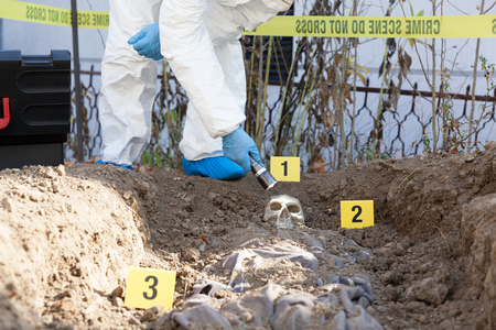 Crime scene investigationの写真素材