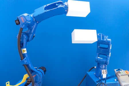 Industrial pick and place, insertion, quality testing or machine tending robotic arm