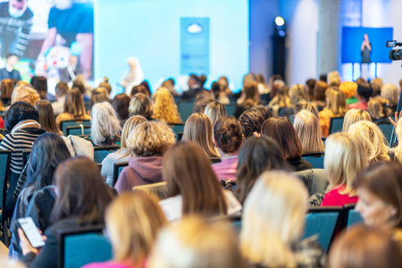 Business conference and presentation or international political meetingの写真素材