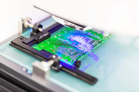 Computer mainboard 3D non-contact measurement