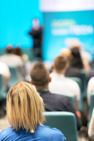Business conference and presentation or corporate eventの写真素材