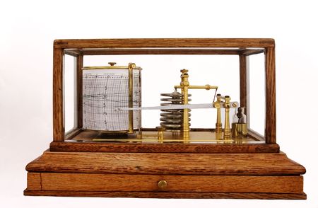 Old but still operational meteorological device.の写真素材