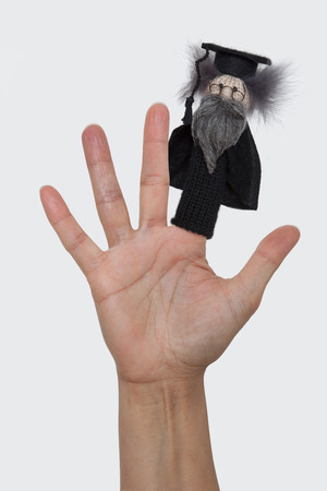 finger  puppetの写真素材