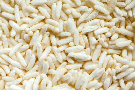 Dehydrated cooked white rice - high definition patternの写真素材