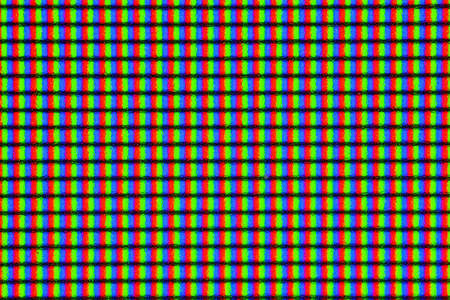 LED IPS monitor screen in extreme closeup macro magnification