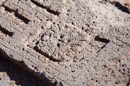 Sculptures on Tiwanaku, Bolivia