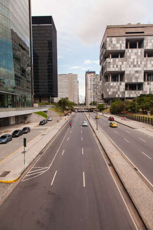 Empty Rio de Janeiro town - centerのeditorial素材