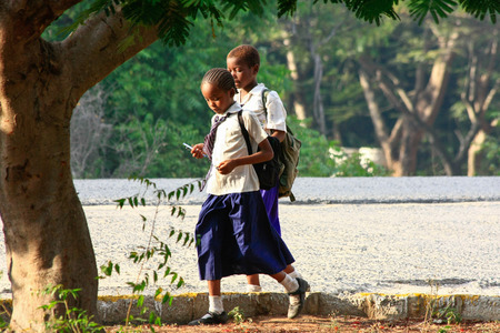 Scenes of life in Watamu, Kenyaのeditorial素材