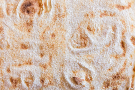 Carasau bread, traditional crispy bread of Sardiniaの写真素材