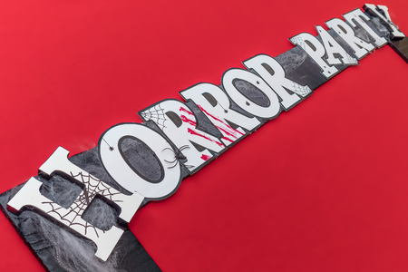 Handmade creation Photo Booth for Horror Partyの写真素材