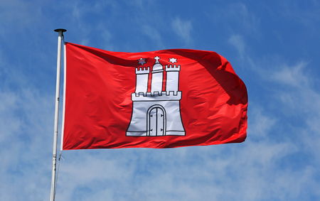 flag of city state hamburg