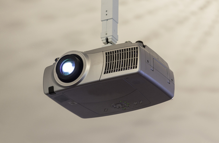 ceiling mounted data projectorの写真素材