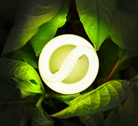 Eco lightbulbの写真素材