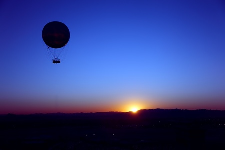 Hot air balloonの写真素材