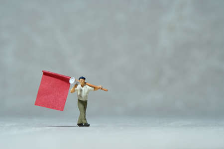 Activist demonstrator - Miniature people toys photography