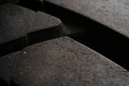 Abstract macro photography. Close up tire texture patternの写真素材