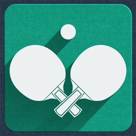 Table tennis icon vector illustrationのイラスト素材